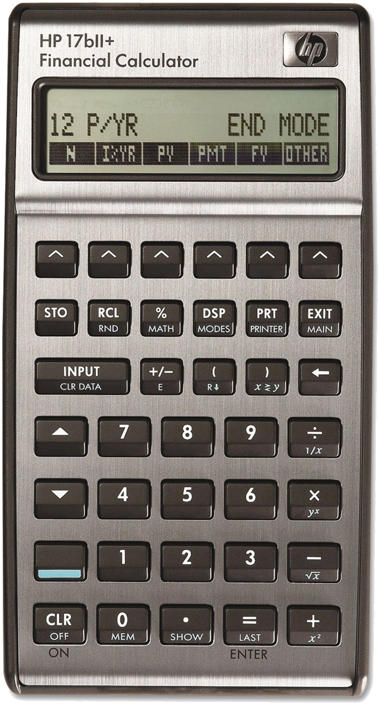 Calculadora financiera HP 17BII+